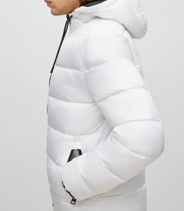 เสื้อแจ็คเก็ตพัฟเฟอร์ผ้าแคนวาสโพลีเอสเตอร์เนื้อเงา กันลม สำหรับใส่กลางแจ้ง สไตล์ฮิปฮอป ทรงโอเวอร์ไซส์ ใส่ได้ทุกวัน เหมาะสำหรับฤดูหนาว - Product Image 5