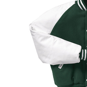 Chaquetas Varsity de Piel de Oveja Antibacterianas de Alta Calidad para Hombre y Mujer, Nuevo Estilo con Cuello Alto, Todas las Tallas y Colores, Lana de Baja Densidad - Product Image 3