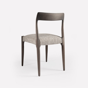 Mid-century Antique Solid teak <b>Wood</b> Armless Dining <b>Chair</b> with Backrest for Home and <b>Kitchen</b> Use - Product Image 3