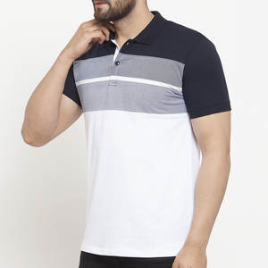 2025 haute qualité vêtements de plein air col montant hommes Polo T-Shirt coupe ajustée pleine taille à manches courtes bouton avant Style Polo T-Shirt - Product Image 2