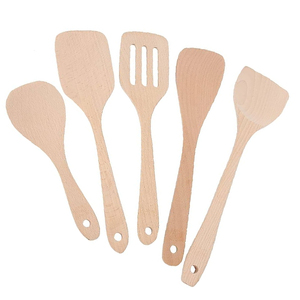 Ensemble d'ustensiles essentiels en bois d'acacia de qualité supérieure pour ustensiles de cuisine Meilleur ensemble d'ustensiles élégants pour la cuisine par From India - Product Image 4