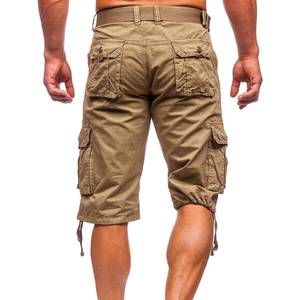 Shorts cargo multi-poches pour hommes au tarif de gros, offre spéciale, short cargo respirant à séchage rapide avec logo personnalisé/short cargo de couleur pour hommes - Product Image 5