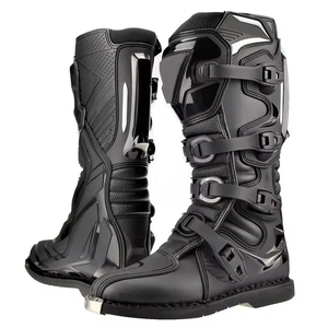 New <b>Men</b> Design Motorcycle Biker Racing Leather <b>Boots</b> Riding Racing Motorbike Motocross <b>Boot</b> for <b>Men</b> - Product Image 1