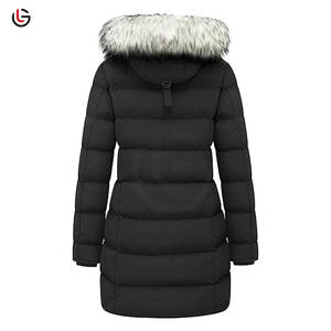 เสื้อแจ็คเก็ตพัฟเฟอร์ถักสำหรับผู้หญิงแบบมีฮู้ด ระบายอากาศได้ดี ผลิตจากโพลีเอสเตอร์ 100% สั่งทำได้ MOQ ต่ำ ลดราคาพิเศษ - Product Image 2