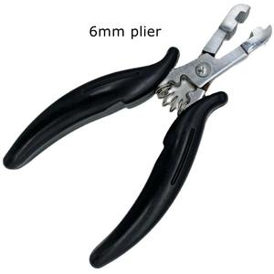 Pince plate avec poignée noire, rainure de 6 mm, pour extensions de cheveux pré-collées, outil de coiffure, pince de coiffure - Product Image 2