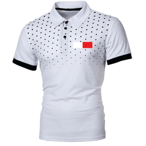 Por encargo 100% poliéster sólido antiarrugas para camisas con transferencia de calor DTG logotipo bordado serigrafiado personalizado - Product Image 4