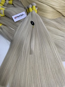Venta al por mayor 30 pulgadas doble dibujado vietnamita Remy Virgen extensiones de cabello humano 100g colores claros a granel - Product Image 4