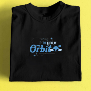 Jersey 100% coton dans votre design Orbit avec tissu à motifs - Product Image 1