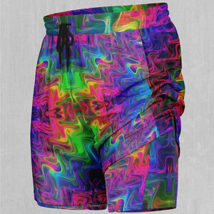 Shorts de sublimation pour homme, taille mi-haute, style décontracté, motif uni, séchage rapide, polyester/coton, cordon de serrage, collection été 2025 – Design haut de gamme - Product Image 6