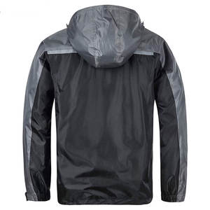 แจ็กเก็ตกันฝนสำหรับผู้ชายเสื้อแจ็กเก็ตกันหนาวแขนยาวดีไซน์โลโก้ตามสั่ง - Product Image 5