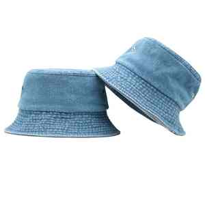 Custom Design Blank Adjustable Unisex 100% Cotton Jersey Heavy Washed Casual Comfortable All Season Bucket <b>Hat</b> - Product Image 6