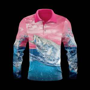 Camisas de Manga Larga para Hombre, de Secado Rápido, Protección Solar UPF 50, Impermeables, Transpirables, Antiestáticas, Ligeras, Color Personalizado, para Pesca - Product Image 6