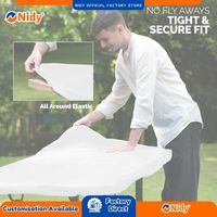 NIDY Nappe Rectangulaire Jetable Premium Non Tissée Imperméable Anti-Poussière Recyclable Logo Personnalisé Emballage 20/100 Pièces Beauté