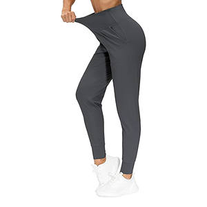 Gran oferta de pantalones de chándal para mujer, mallas atléticas elásticas de cuatro vías ligeras, pantalones de salón cónicos para entrenamiento, Yoga, correr - Product Image 3
