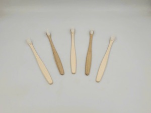DISPOSABLE BAMBOO <b>TOOTHBRUSH</b> SOFT <b>TOOTHBRUSH</b> ECO FRIENDLY SOFT BIODEGRADABLE BAMBOO <b>TOOTHBRUSH</b> for CLEANING TEETH - Product Image 5