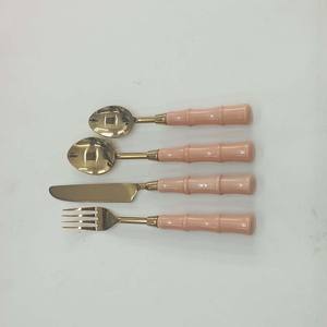 Couteau à argenterie cuillère en acier inoxydable plaqué argent Set de couverts en acier inoxydable Cuillère de Noël Set de fourchette et couteau - Product Image 6