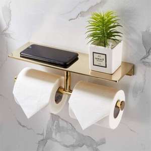 Servilletero de latón hecho a mano con lujoso acabado dorado ideal para la decoración tradicional y contemporánea del hogar - Product Image 6