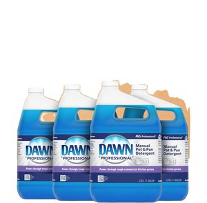 Paquete de detergente lavavajillas profesional Dawn y limpiador y desengrasante industrial simple (1 galón, 127.8 onzas líquidas) - Product Image 1