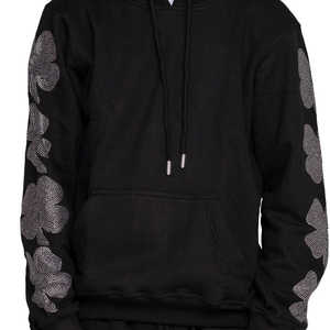 Sudaderas con capucha de diamantes de imitación para hombre de estilo informal totalmente personalizadas, ropa de calle cómoda para hombre, sudaderas con capucha y sudaderas con diamantes de imitación - Product Image 3