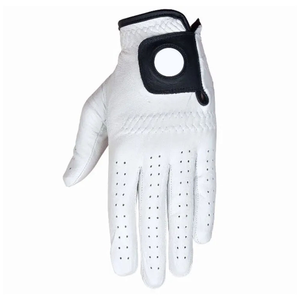 100% GUANTES DE Golf genuinos para hombres, partículas antideslizantes, Material de cuero transpirable, cómodos, piel de oveja suave, compatibles con deportes - Product Image 2