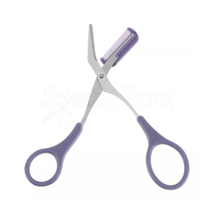 Ciseaux à cils polyvalents avec peigne pour la coupe des cils, la mise en forme des sourcils et plus encore - Product Image 1