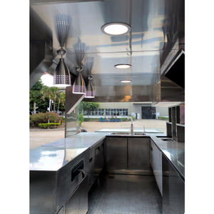 Tekerlekler ile yeni 304 paslanmaz seyyar gıda tezgahı dükkanı sıcak köpekler gıda tekerlekler ile kahve dondurma gıda ile tekerlekler tam mutfak - Product Image 6