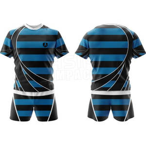 Uniforme de rugby cómodo superventas Uniforme de rugby de manga corta hecho de alta calidad Uniforme de rugby de gran oferta - Product Image 3