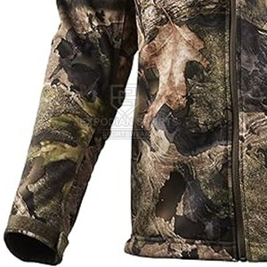 Sweat-shirts de chasse d'hiver confortables pour hommes, en coton doublé de polaire, style pull, sweat-shirt chaud pour l'extérieur - Product Image 5