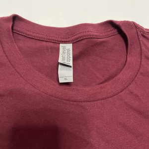 T-shirts unisexes à manches courtes, col rond, coupe ajustée, en tissu tri-blend marron, personnalisables avec logo couleur, écologiques et de haute qualité - Product Image 6