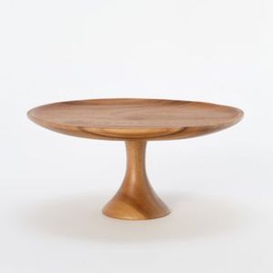 Soporte de pastel de madera hecho a mano rústico clásico para presentación de postres elegante durante bodas fiestas en casa o festivales de temporada - Product Image 5