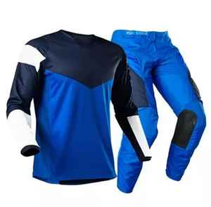 Camiseta de carreras de motocross para hombre-Camiseta de manga larga transpirable de secado rápido, patrón geométrico, ajuste regular, 100% poliéster, - Product Image 3