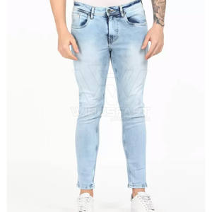 Pakistán hizo el último diseño de los hombres pantalones vaqueros para la venta al por mayor precio bajo MOQ pantalones vaqueros para los hombres - Product Image 2