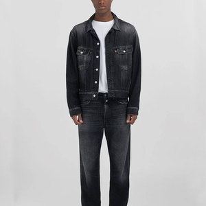 Meilleures ventes de vestes en jean pour hommes/vestes en jean pour hommes avec logo brodé disponibles à un prix raisonnable - Product Image 6