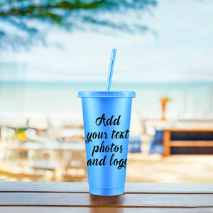 Vaso de Plástico de 24 oz <span class=keywords><strong>con</strong></span> Pajita <span class=keywords><strong>y</strong></span> Tapa, Vasos Reutilizables de PP para Café Helado <span class=keywords><strong>con</strong></span> Logotipo Personalizado para Bodas, Cumpleaños, Cafeterías, Regalos Corporativos - Product Image 4
