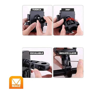 Soporte Universal 360 GPS para Motocicleta/Bicicleta para Teléfonos Celulares - Colores Surtidos - Product Image 5