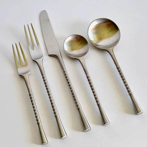 Acero inoxidable plata pulido forma increíble mango Acero inoxidable diseño real regalo de lujo para boda - Product Image 2