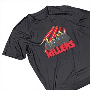 Camiseta de Algodón para Hombre, Estampada, Teñida, Transpirable, con Estampado Gráfico, Cuello Redondo, Manga Corta, Corte Regular, Estilo Urbano - Product Image 4