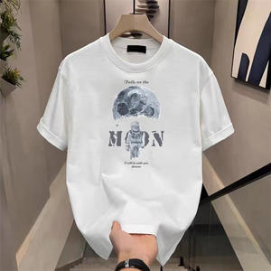 T-shirts tricotés respirants pour hommes de haute qualité Polyester coton pour courir Fitness-Design vierge respectueux de l'environnement - Product Image 6