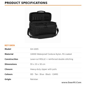 Bolsa de Nylon Clásica Reforzada y Resistente para Kit de Investigación de Incendios con Detección de Acelerantes, Resistente al Agua y de Gran Capacidad - Product Image 2