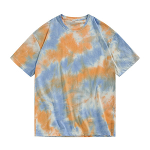 2025 <b>Tie</b>-Dye T-shirt OEM <b>Tie</b> Dye Tshirt Summer Heavyweight Oversized Crew Neck 100% cotton, T-shirt for men, loose fit, printed - Product Image 6