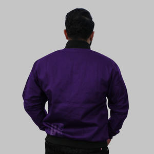 Chaquetas de trabajo mecánicas de sarga de algodón tejidas para hombre de gran tamaño de fábrica Chaqueta de trabajo de alta seguridad para hombre de Venta caliente - Product Image 3