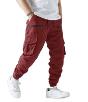 Pantalon Cargo Coupe Droite Foncé pour Homme 2025, Poches Latérales, Coupe Classique, Toile Décontractée, Haute Qualité, Logo Personnalisé