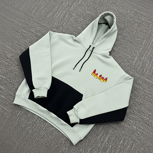 Sweat-shirts à capuche épais et chauds de haute qualité pour hommes, personnalisés, lourds, 100% coton, surdimensionnés, à deux tons, à capuche pour hommes - Product Image 6