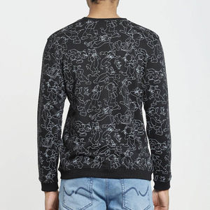 เสื้อฮู้ดโอเวอร์ไซส์สำหรับผู้ชายพิมพ์ลายแบบสวมหัว - Product Image 3