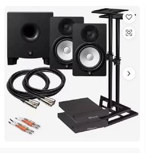 Nouveau kit audio complet d'enceintes de studio amplifiées HS8 8 pouces - Product Image 1
