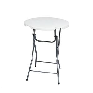 Venta al por mayor Dia 80cm HDPE Plegable BarTable Mesa de cóctel Mesa plegable de plástico Mesa alta de fiesta plegable - Product Image 2