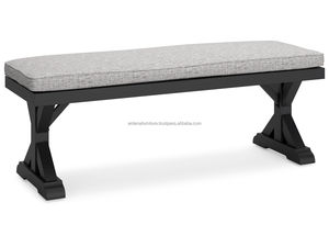 Juego de Mesa de Comedor Rectangular Moderno y Resistente con Cómodas Sillas de Jardín para Muebles de Hogar, para Uso en Restaurantes y Exteriores - Product Image 2