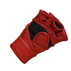 Meilleurs gants de grappin MMA en cuir personnalisés fabriqués au Pakistan avec logo personnalisé respirant entraînement de combat poinçonnage arts martiaux - Product Image 6