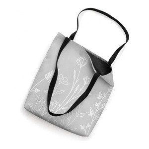 Stylish Pastel 100pcs New Fashion Eco-friendly Custom Logo Printed Reusable Recycled Handled Cotton <b>Large</b> Capacity Shopping Bag - Product Image 4