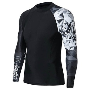 Vente en gros de rashguards personnalisés, nouvelle arrivée, impression par sublimation, rashguard de haute qualité pour hommes - Product Image 1